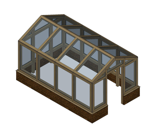 Victorian Greenhouse 2.5m x 4m