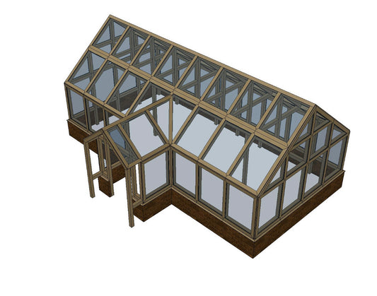 Victorian Greenhouse 4m x 8m